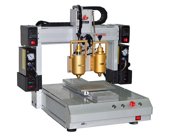 双头单工位自动点胶机